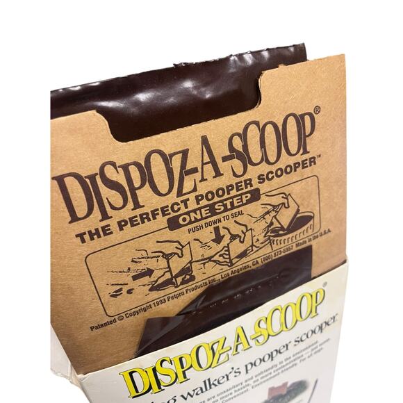 20 Count Dispoz-A-Scoop No-Touch Scoopers Dog Poop Clean Up | Large Dog - Picture 4 of 7